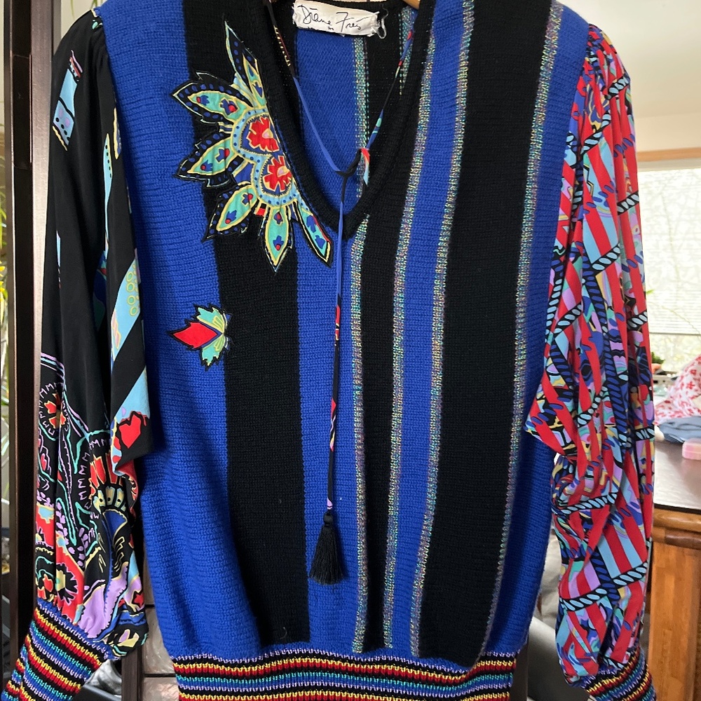 Vintage sweater blouse
